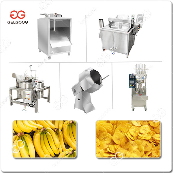 Unité De Production De Chips De Banane Plantain Semi-automatique