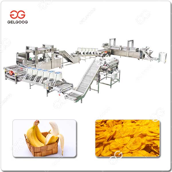 Ligne De Production De Chips De Banane Plantain Alloco Automatique